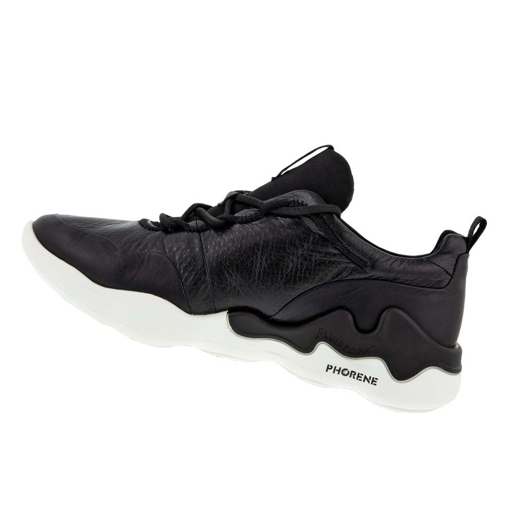 Women's Ecco Elo Sneakers Black | USA 217RVD